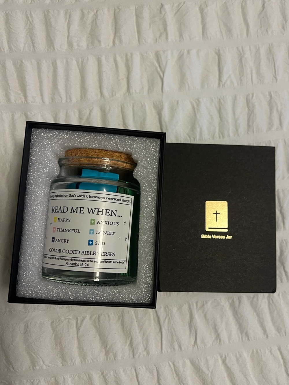 Bible Jar with Cork Lid